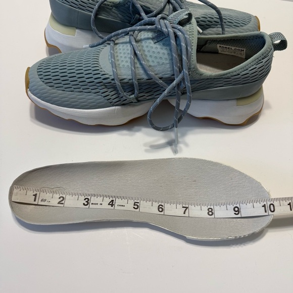 Sorel Kinetic Impact Sneakers Women Size 9 Lace Up Mesh Comfy Casual Blue - Picture 13 of 15